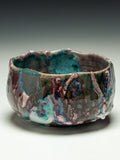 #5595 Oni-Glazed tea bowl/chawan