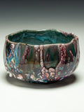 #5595 Oni-Glazed tea bowl/chawan