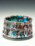 #5678 Oni-Glazed tea bowl