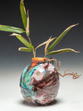 #6336 Oni-Glazed Wall Vase (Kake Hanaire)