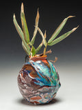 #6336 Oni-Glazed Wall Vase (Kake Hanaire)