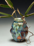 #6351 Oni-Glazed Wall Vase (Kake Hanaire)