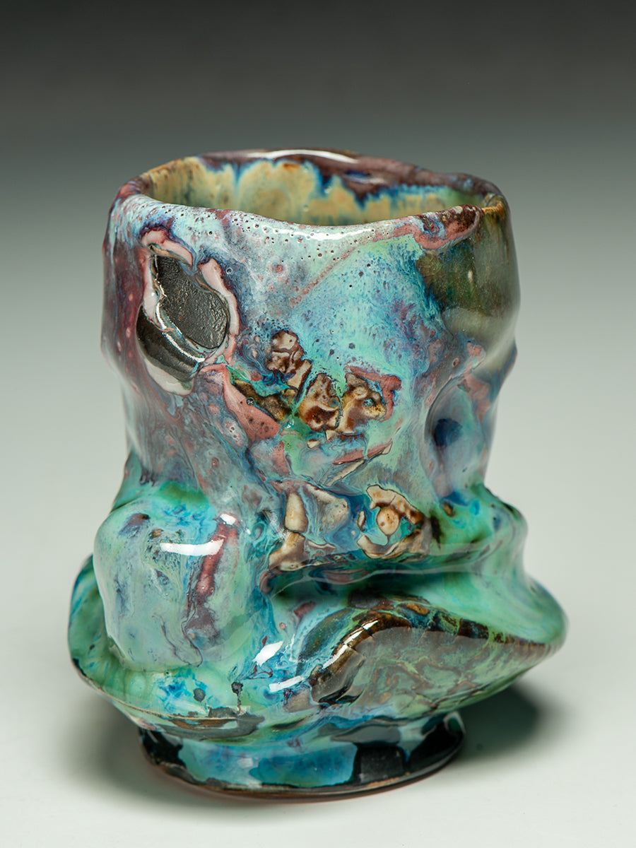 7256 Oni-Glazed cup – Dick Lehman Clay Art