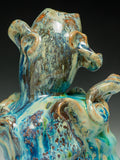 #7322 Oni-Glazed Dancing Vase