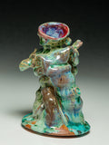 #7325 Oni-Glazed Dancing Vase