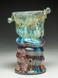 #7240 Oni-Glazed vase
