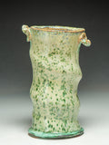 #7242 Oni-Glazed vase
