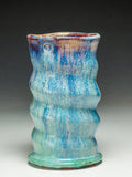 #7248 Oni-Glazed vase