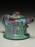 #7280 Oni-Glazed teapot