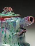 #7280 Oni-Glazed teapot
