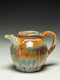 #7283 Oni-Glazed teapot