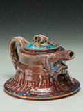 #7286 Oni-Glazed teapot