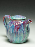 #7289 Oni-Glazed teapot