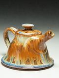 #7292 Oni-Glazed teapot
