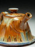 #7292 Oni-Glazed teapot