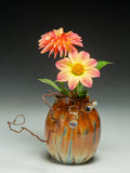 #7373 Oni-Glazed Wall Vase