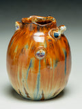 #7373 Oni-Glazed Wall Vase