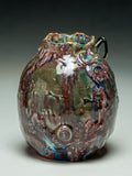 #7375 Oni-Glazed Wall Vase