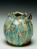 #7377 Oni-Glazed Wall Vase