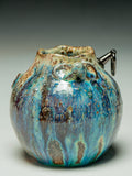 #7379 Oni-Glazed Wall Vase