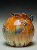 #7381 Oni-Glazed Wall Vase