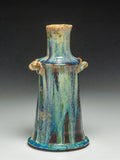 #7421 Oni-Glazed Vase - potato-masher vase