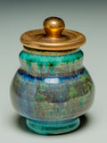 #7431 Oni-Glazed tea caddy