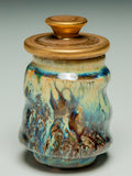 #7433 Oni-Glazed tea caddy