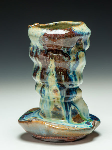 #4322 Oni-Glazed Vase