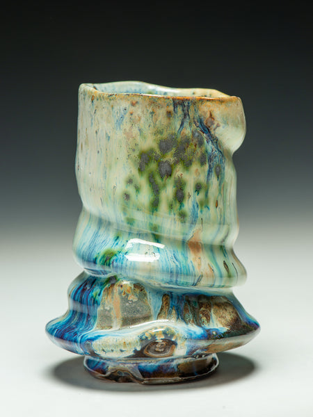#4338 Oni-Glazed Vase