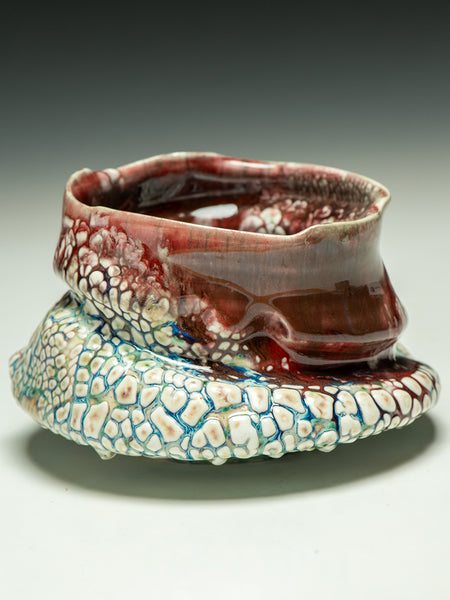 #5343 Oni-Glazed bowl/chawan