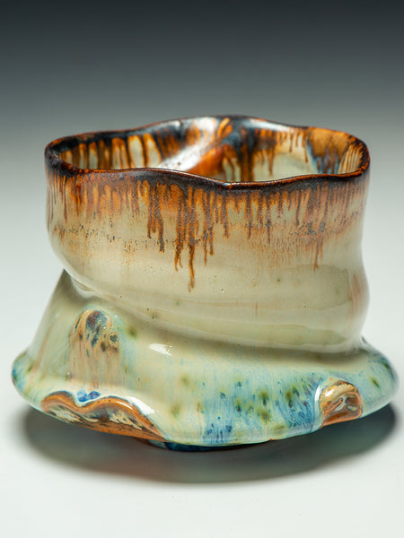 #5376 Oni-Glazed bowl/chawan