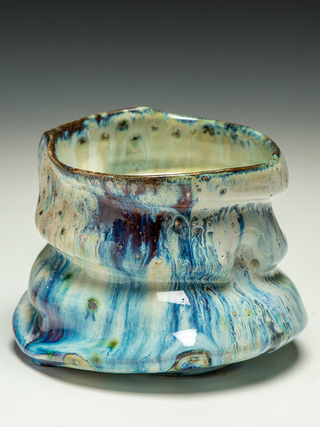 #5395 Oni-Glazed bowl/chawan