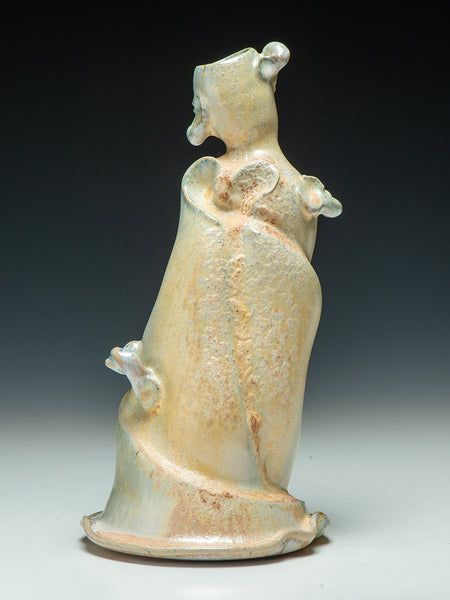 #5441 Kiinstugi-repaired dancing vase
