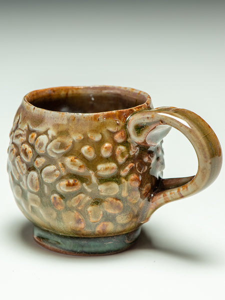 #5572 Oni-Glazed coffee-bean-espresso-cup