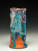 #5970 Oni-Glazed vase