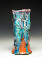 #5970 Oni-Glazed vase