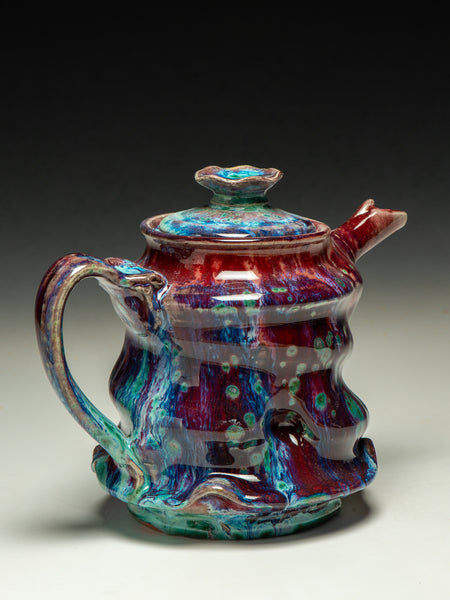 #5974 Oni-Glazed Teapot