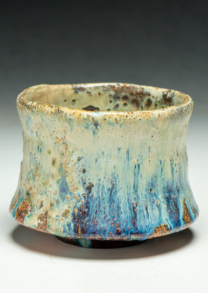 #6592 Oni-Glazed tea bowl/chawan