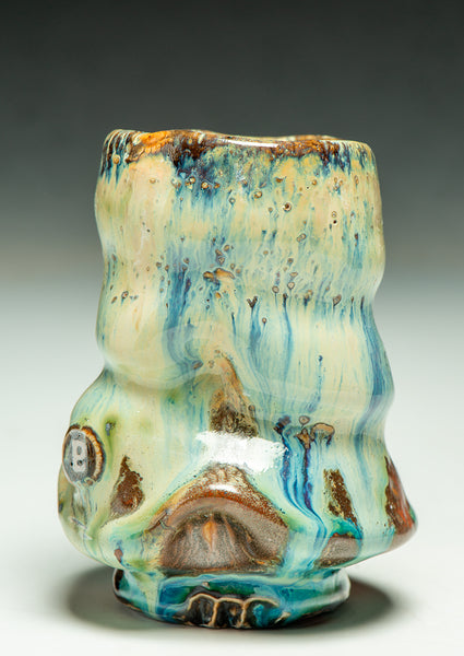 #6672 Oni-Glazed cup