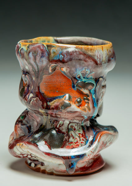 #6680 Oni-Glazed cup