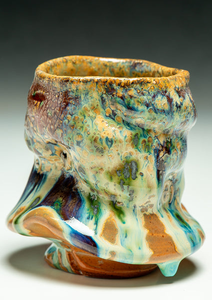 #6684 Oni-Glazed cup
