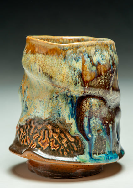#6692 Oni-Glazed cup