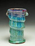 #6942 Oni-Glazed vase