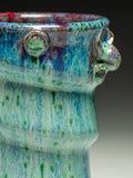 #6942 Oni-Glazed vase