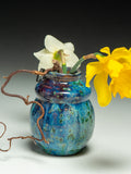 #7094 Oni-Glazed Wall Vase