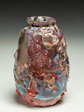 #7098 Oni-Glazed Wall Vase