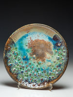 #6179 Oni-Glazed Plate with wall hanger