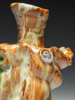 #6274 Oni-Glazed Dancing Vase