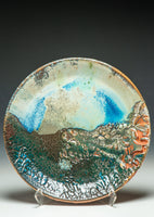 #6459 Oni-Glazed Platter with wall hanger